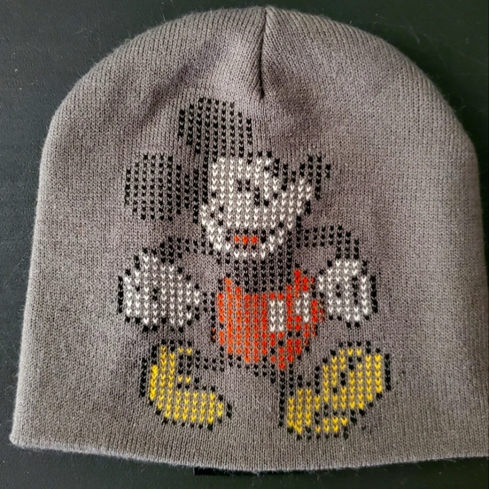 Youth Gray Mickey Mouse Beanie